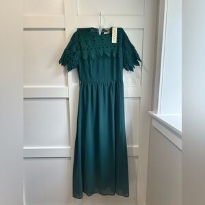Roolee Teal Maxi Dress